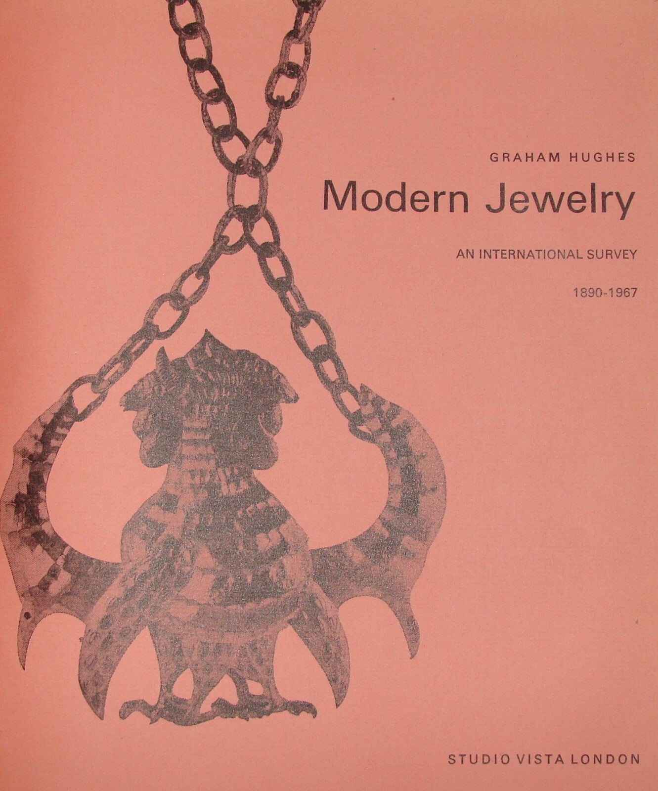Modern Jewelry An International Survey 1890-1967 Hughes Graham Book Catalog