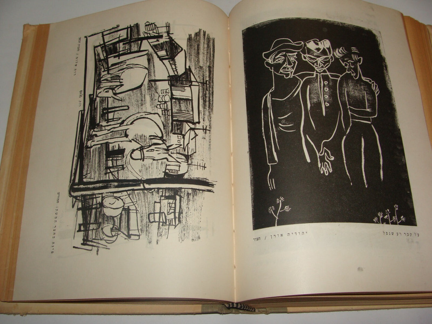 Book Jewish 1950 Judaica National Fund Zionist Hebrew Agriculture Photo Art