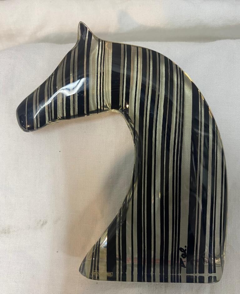 Abraham Palatnik Horse Lucite Acrylic Figure Sculpture Brazil Art