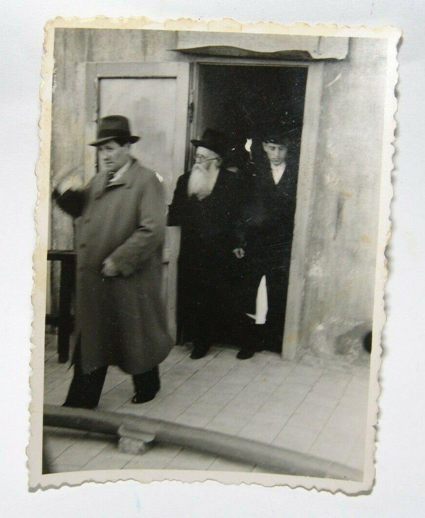 Photo Palestine Jewish Judaica Eretz Israel rabbi Aryeh Levin רבי אריה לוין