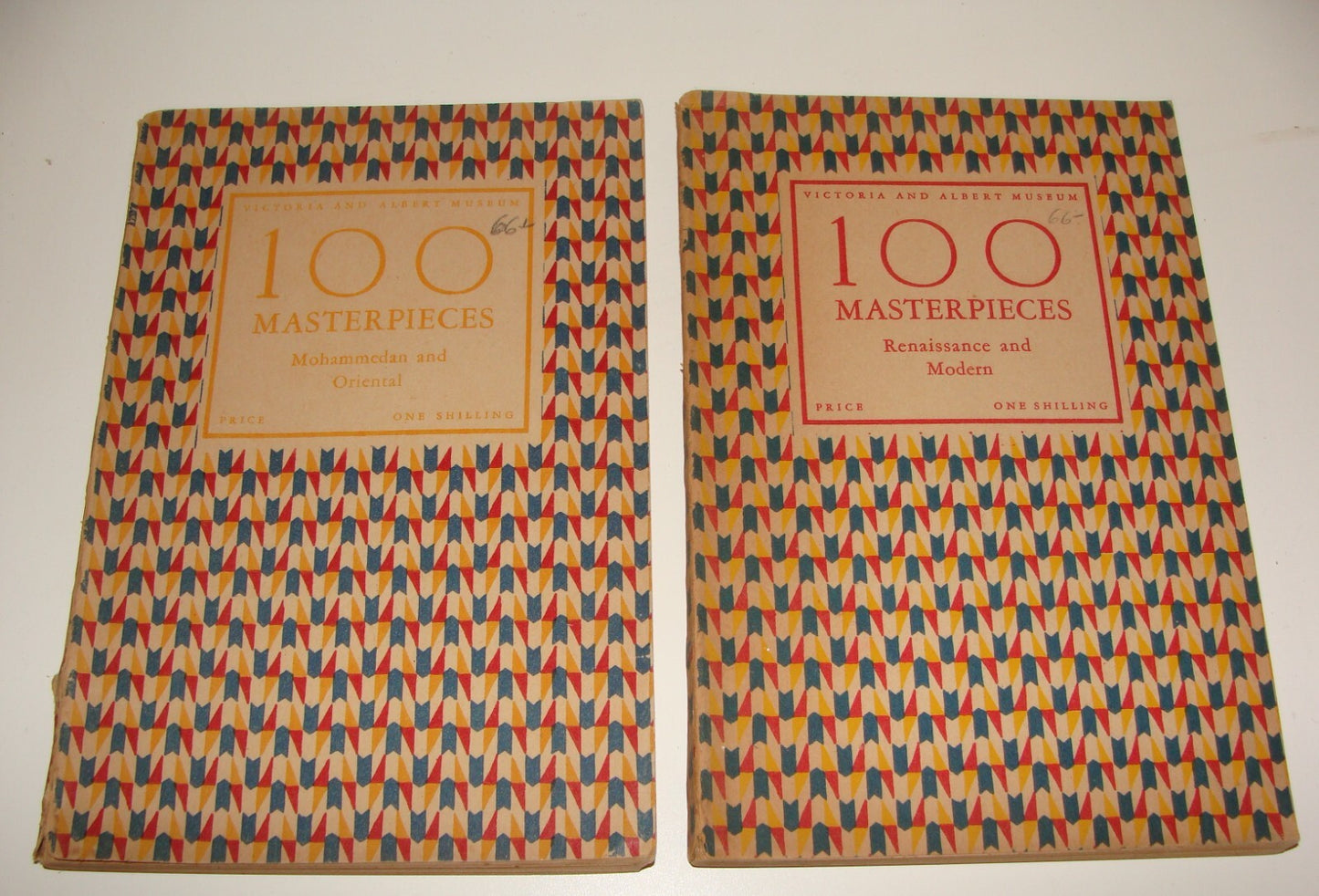 1930s Victoria and Albert Museum Book x2 Catalog Mohammedan Oriental Renaissance