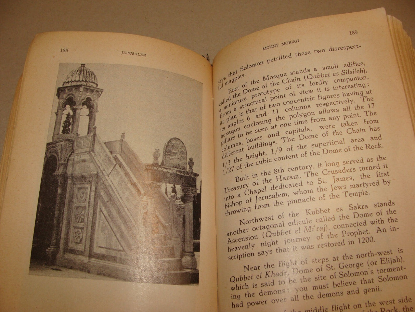 1961 Guide to the Holy Land Book Jerusalem Israel Map