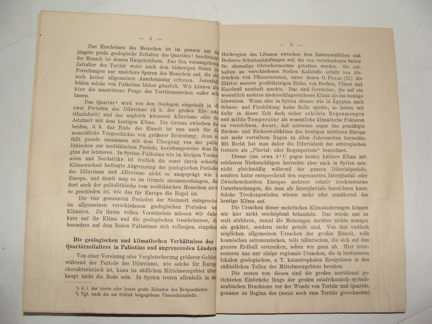 1921 Palestine Syria North Africa Blanckenhorn Geology History Book German Map