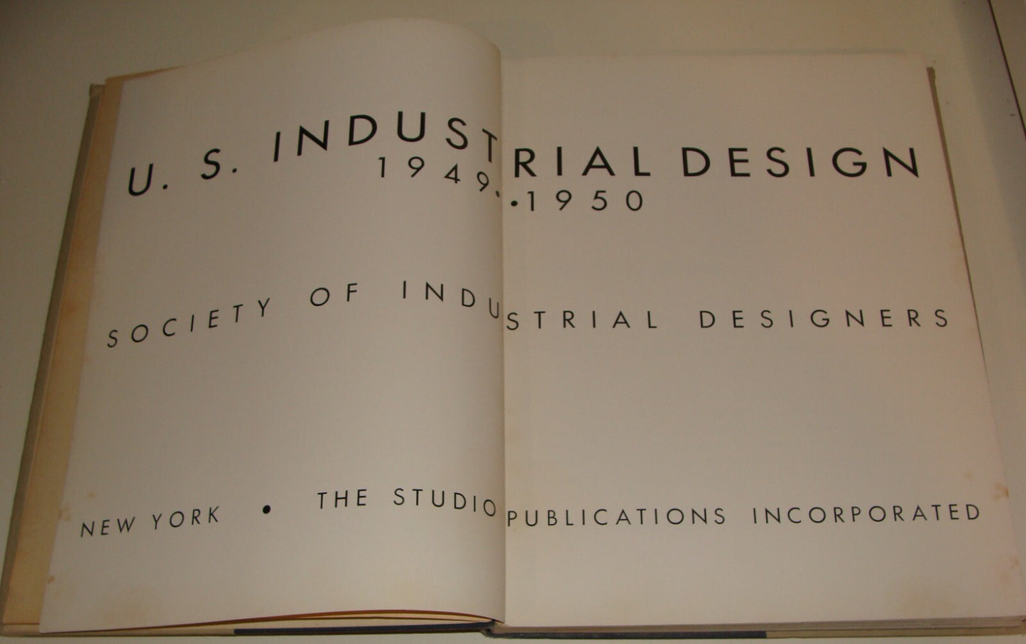 U. S. Industrial Design 1949-1950 Book Catalog Art American United States