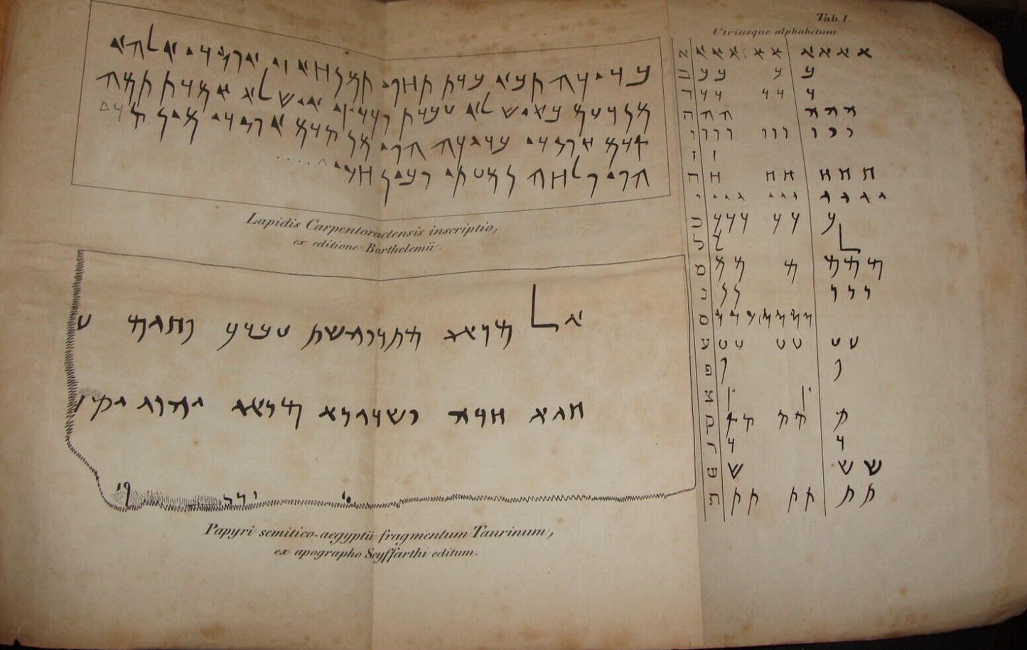 Germany 1833 E. Beer German Papyri Inscriptions Egypt Jewish Hebrew Paleography