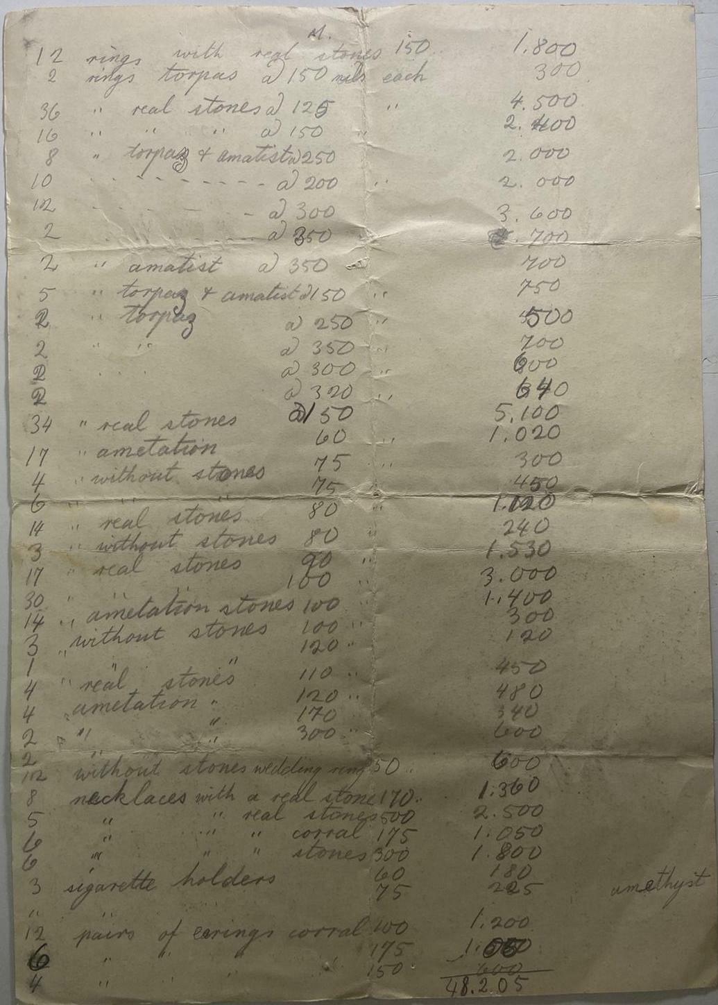 Jewish Judaica Rabbi Shirat Israel Synagogue Jerusalem Brochure 192? Cantor