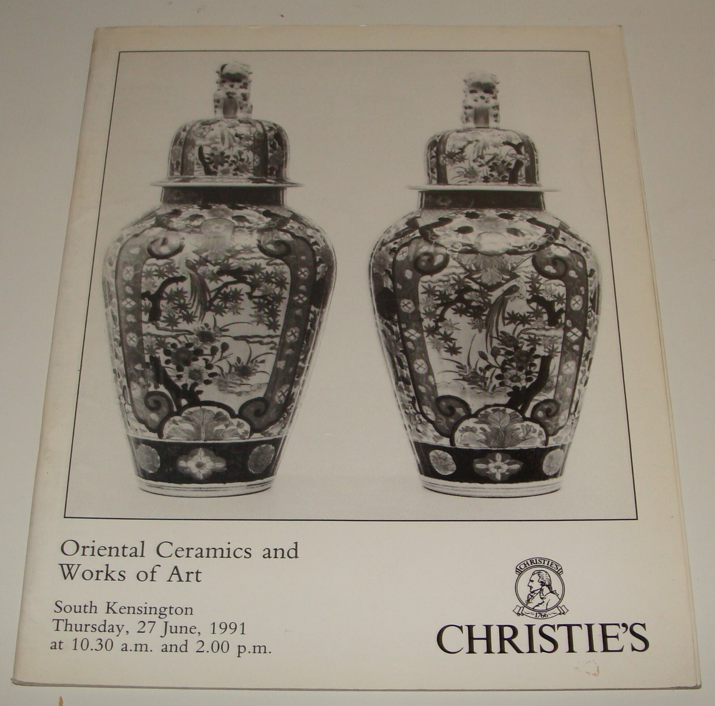 Catalog Christie's Oriental Ceramics and Works of Art 1991