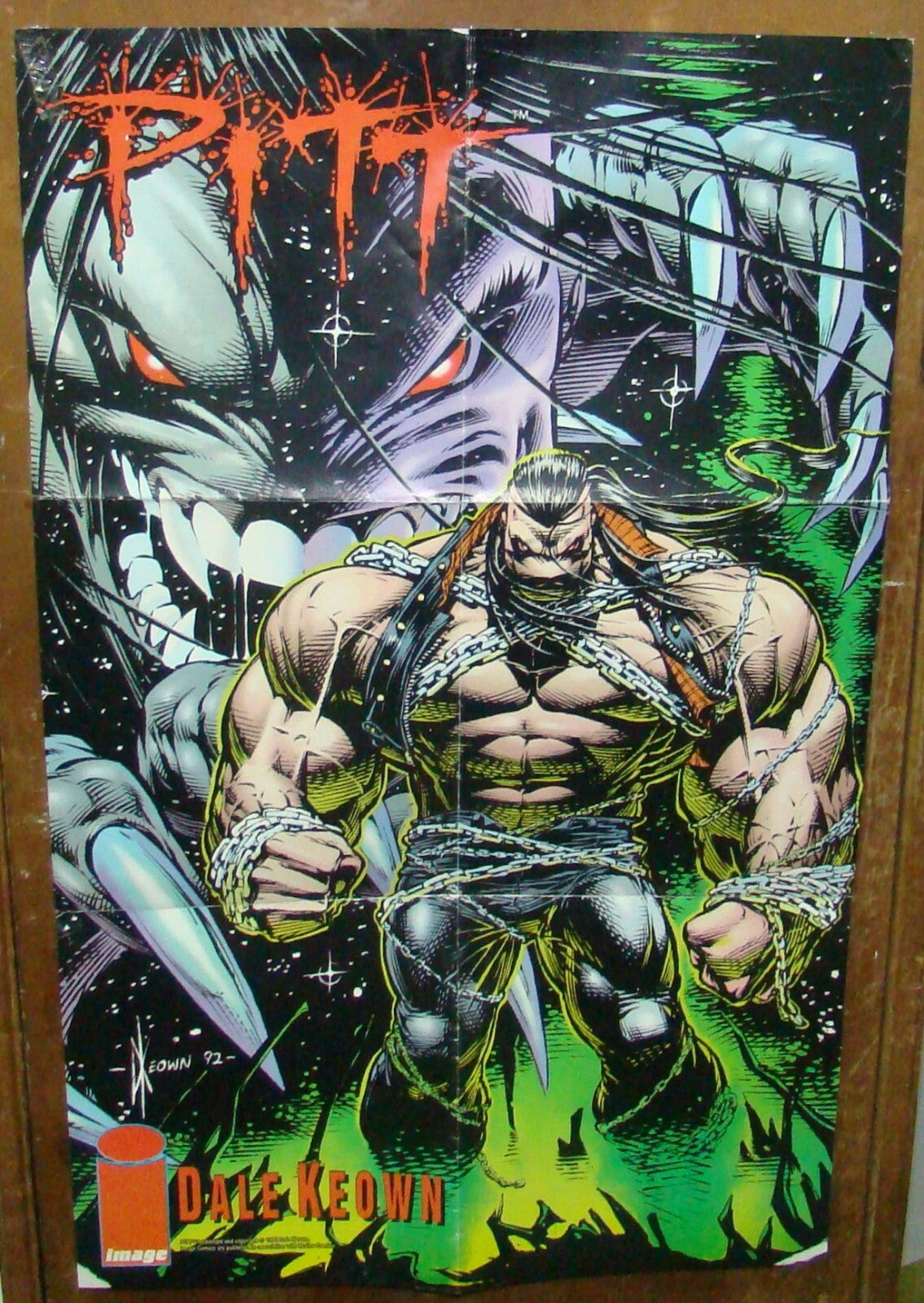 PITT DALE KEOWN 1992 Promo Poster Image Comics