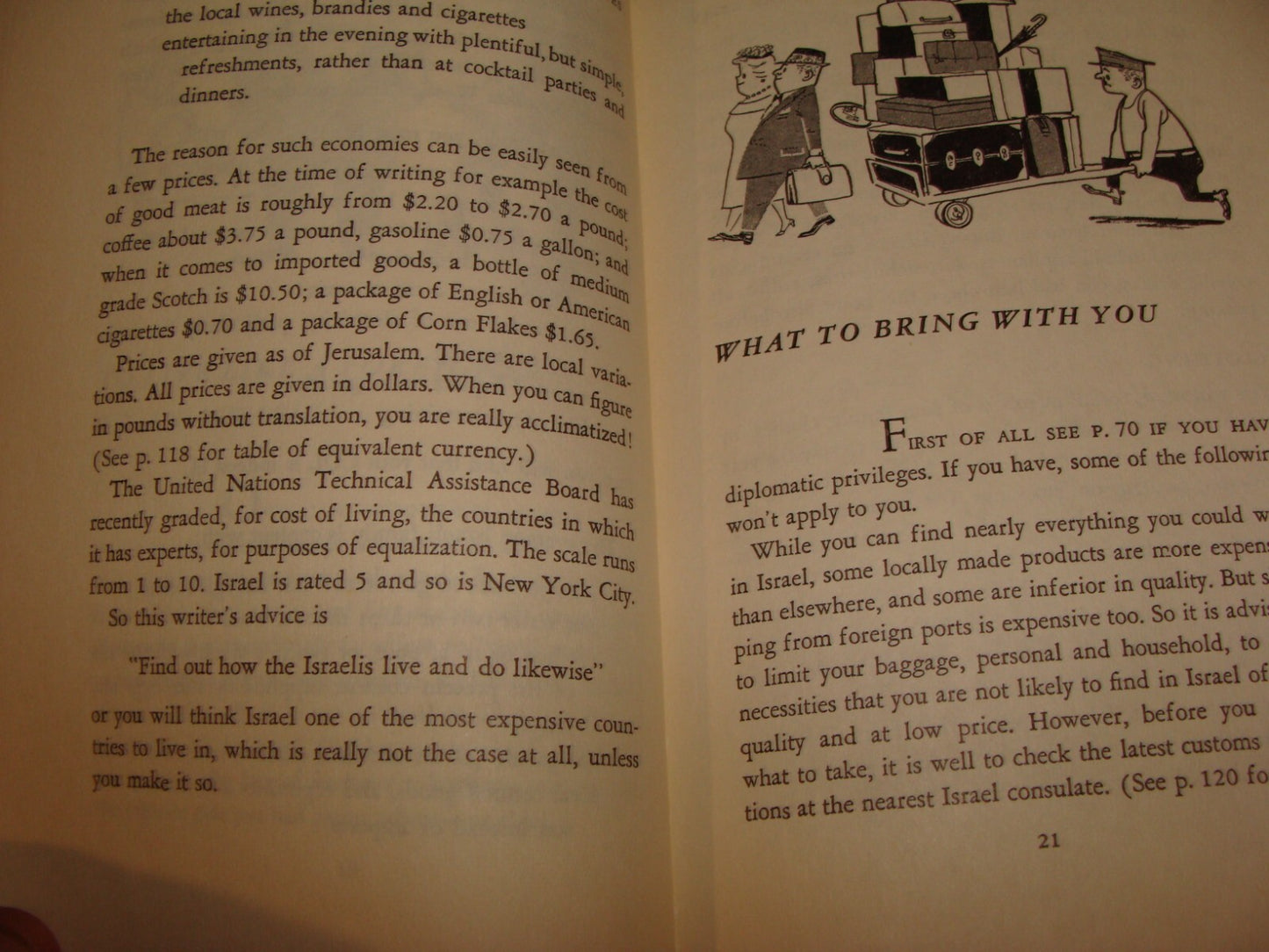 Jewish Judaica 1959 The Stranger Within Thy Gates Israel Book Guide Map English