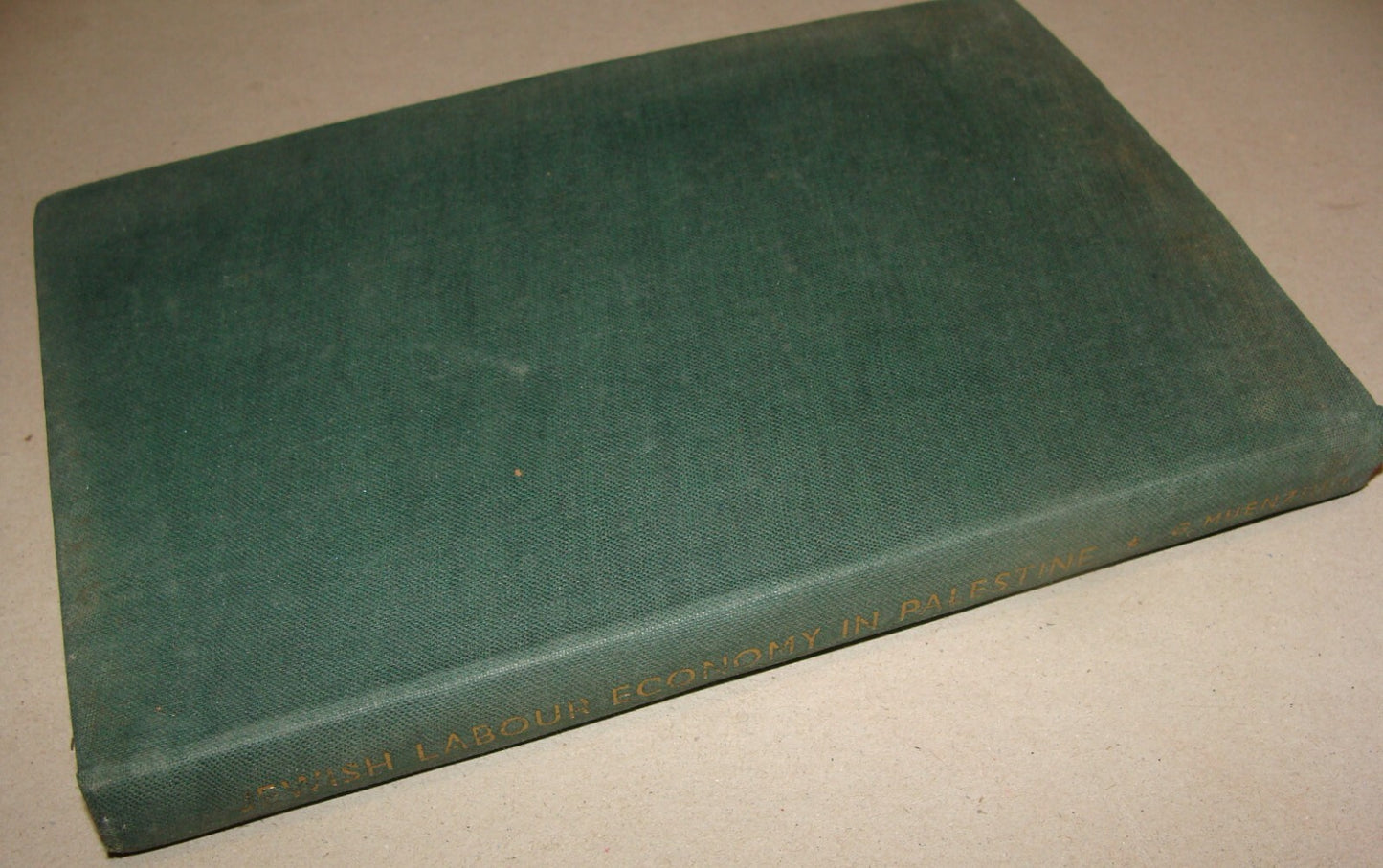 Book Jewish Judaica 1945 Labour Economy In Palestine Israel Muenzner London