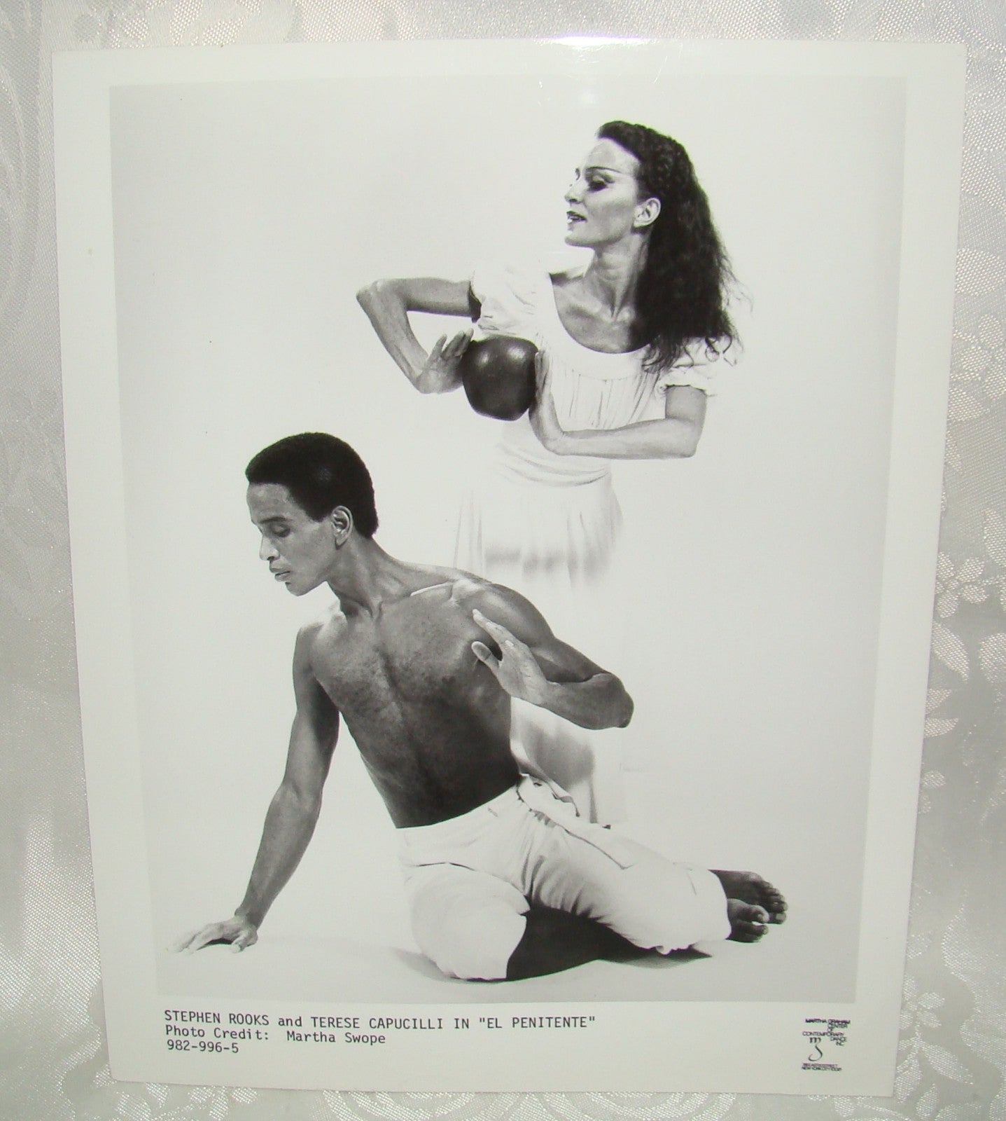 Photo Martha Graham Contemporary Dance Dancers TERESE CAPUCILLI STEPHEN ROOKS