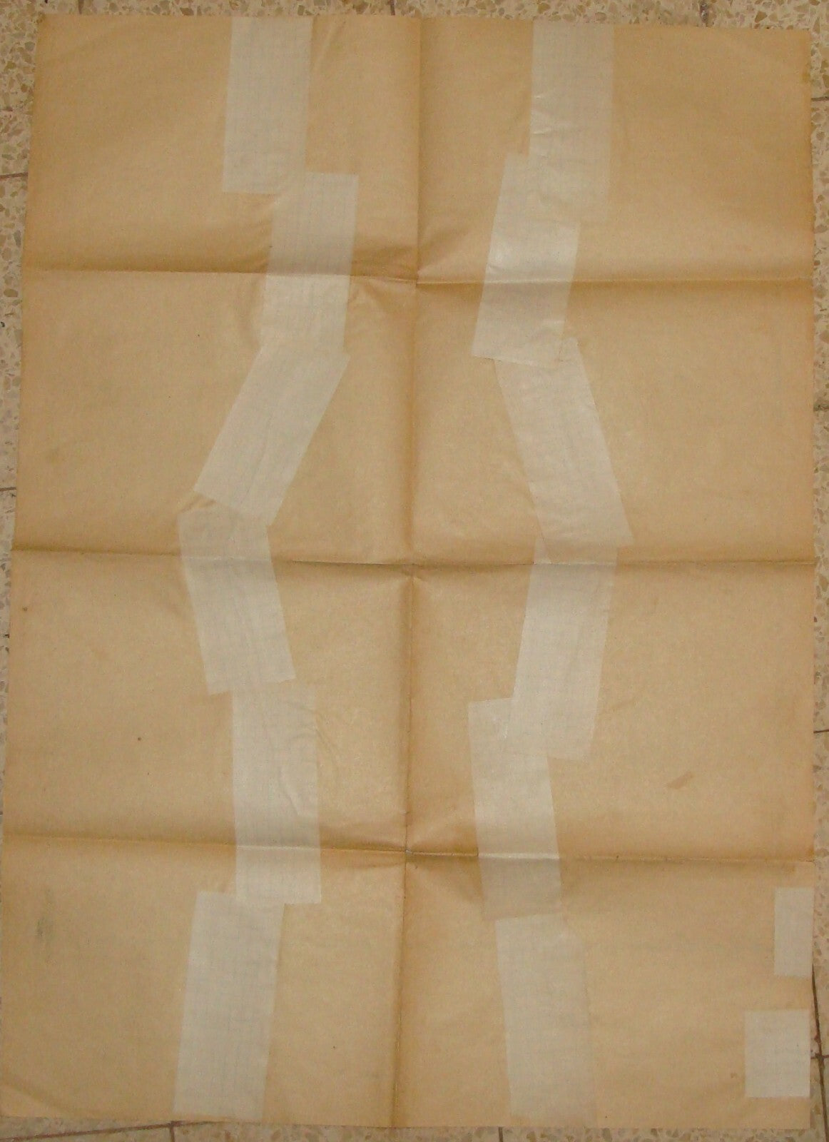 Map Palestine RARE Israel JERUSALEM 1948 Jewish Hebrew Association Reuben Mass