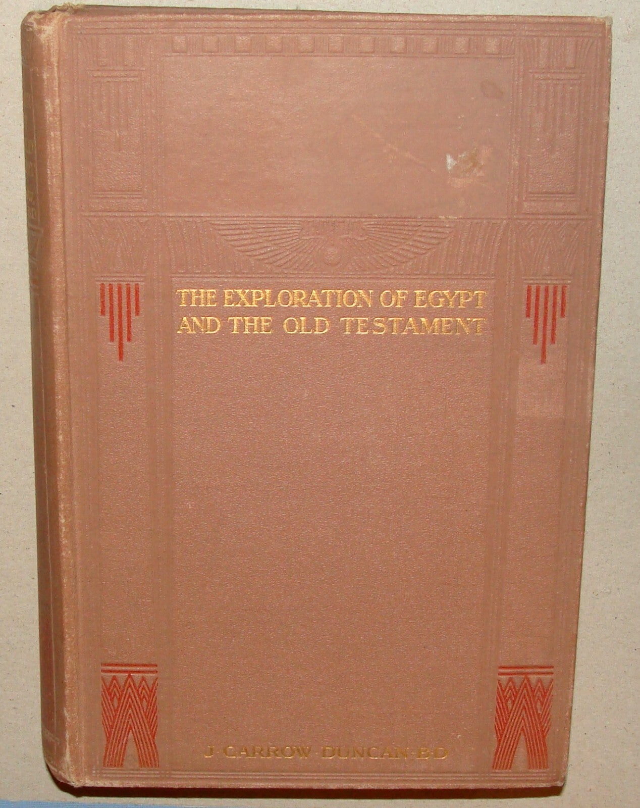 Book Israel 1908 THE EXPLORATION OF EGYPT AND THE OLD TESTAMENT Bible Photo