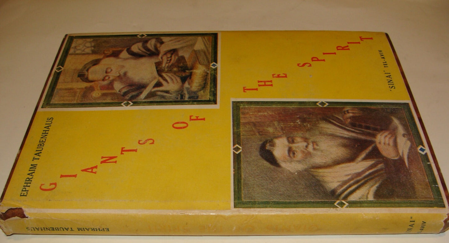 Book Jewish Judaica GIANTS OF THE SPIRIT Rabbi Sage History Biography Israel