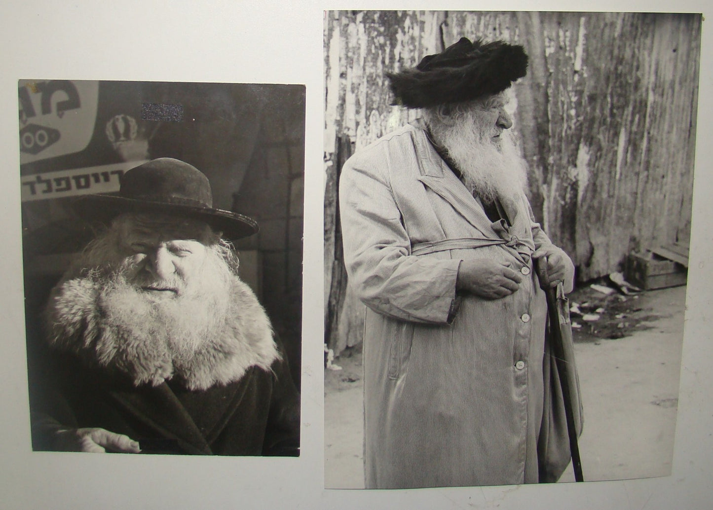 Photo Jewish Judaica Israel Rabbi Hasidic Jews Jerusalem Mea Shearim Ashkenazi