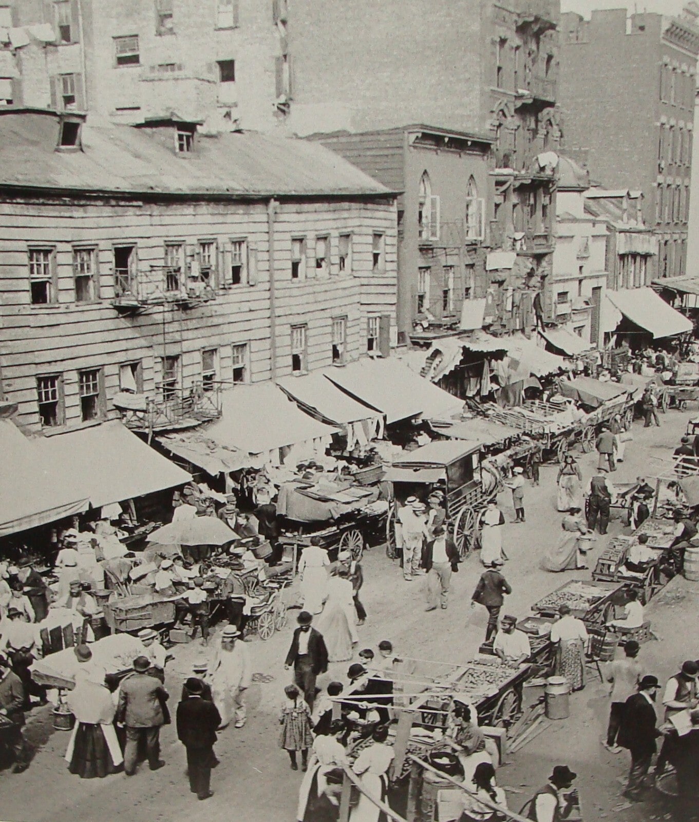 Photo Print 190? American United States New York Lower East Side Hester Street