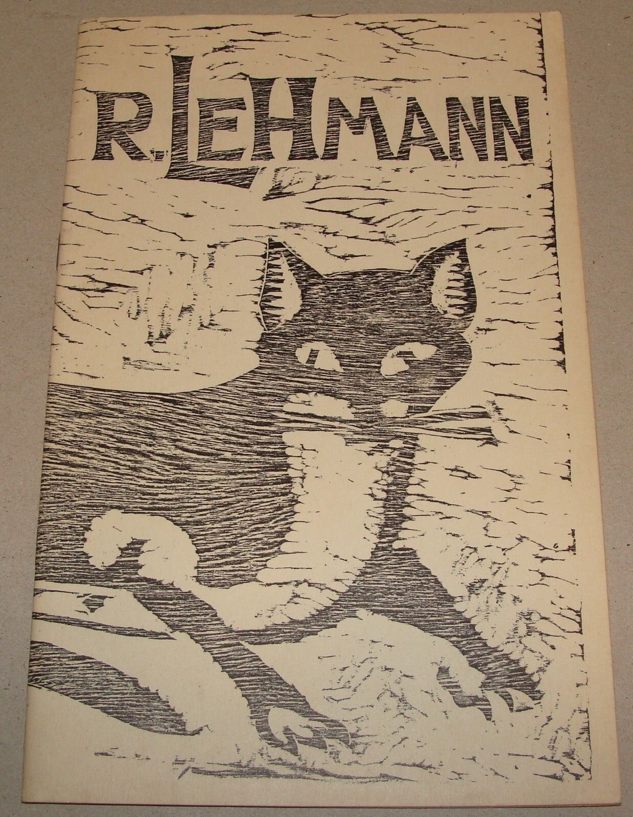 Book Jewish 1953 Israel Israeli Artist RUDOLF LEHMANN Art Catalog Wood Stone