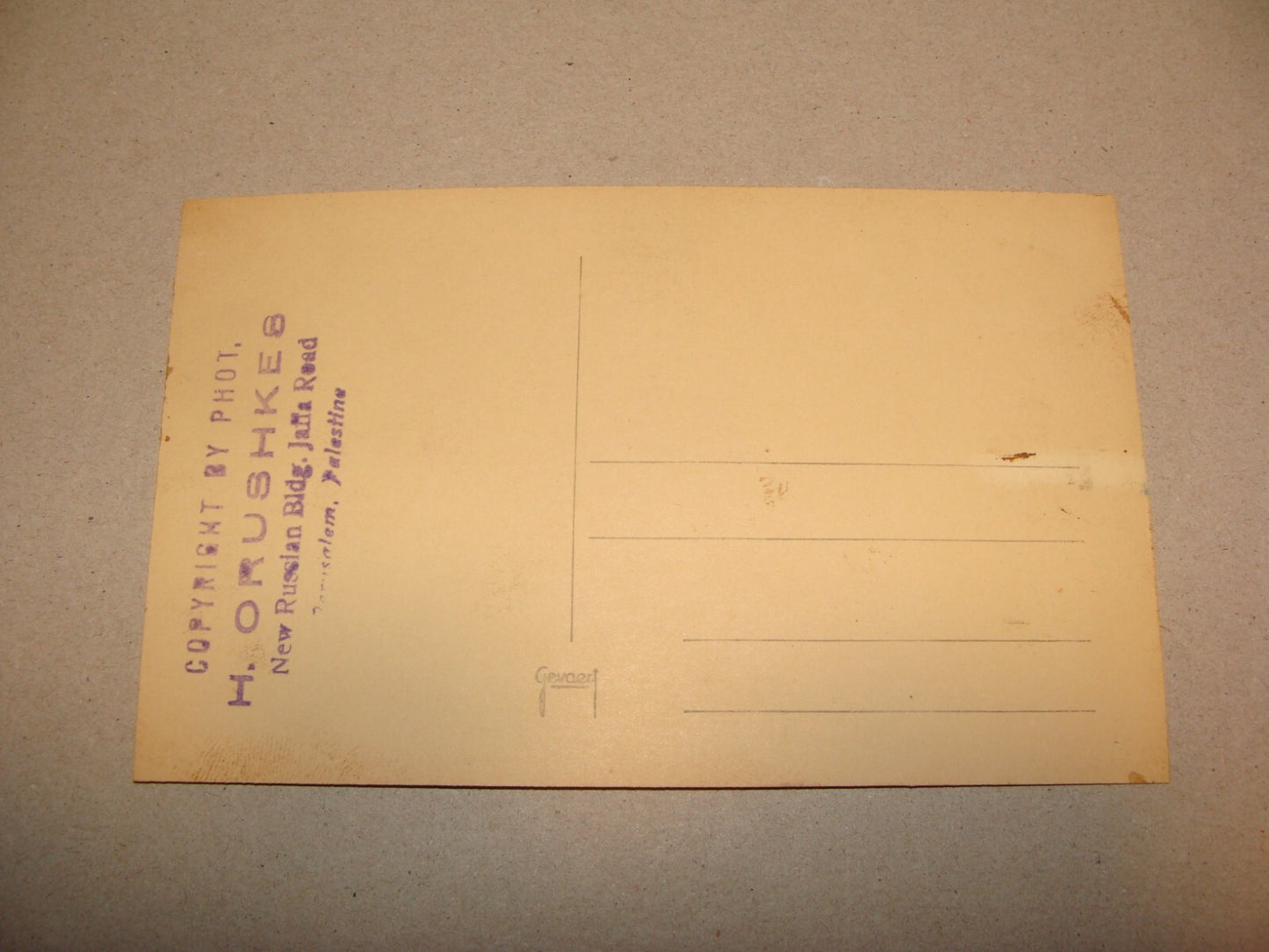 Photo Palestine 1930s Israel ORUSHKES British High Commissioner Plumer