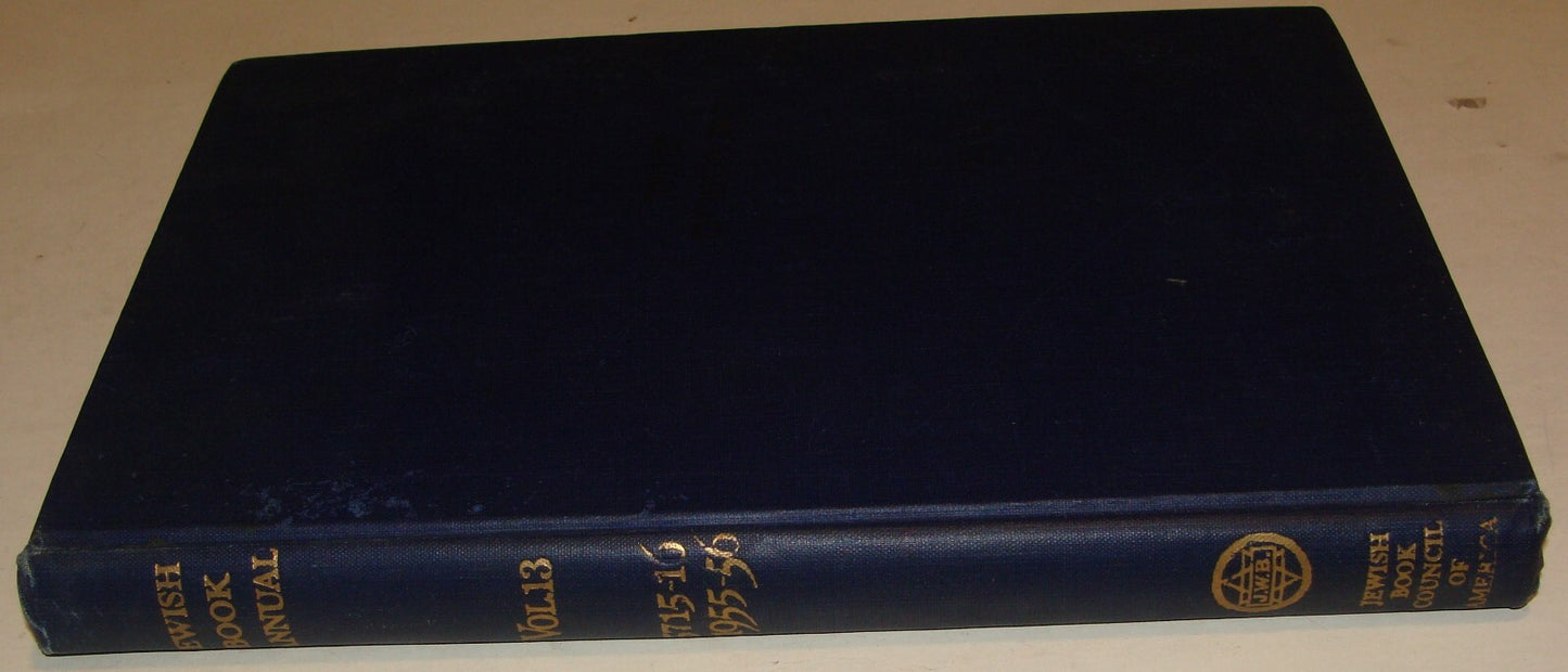 $ Book Jewish American Judaica 1955 ANNUAL United States English Yiddish