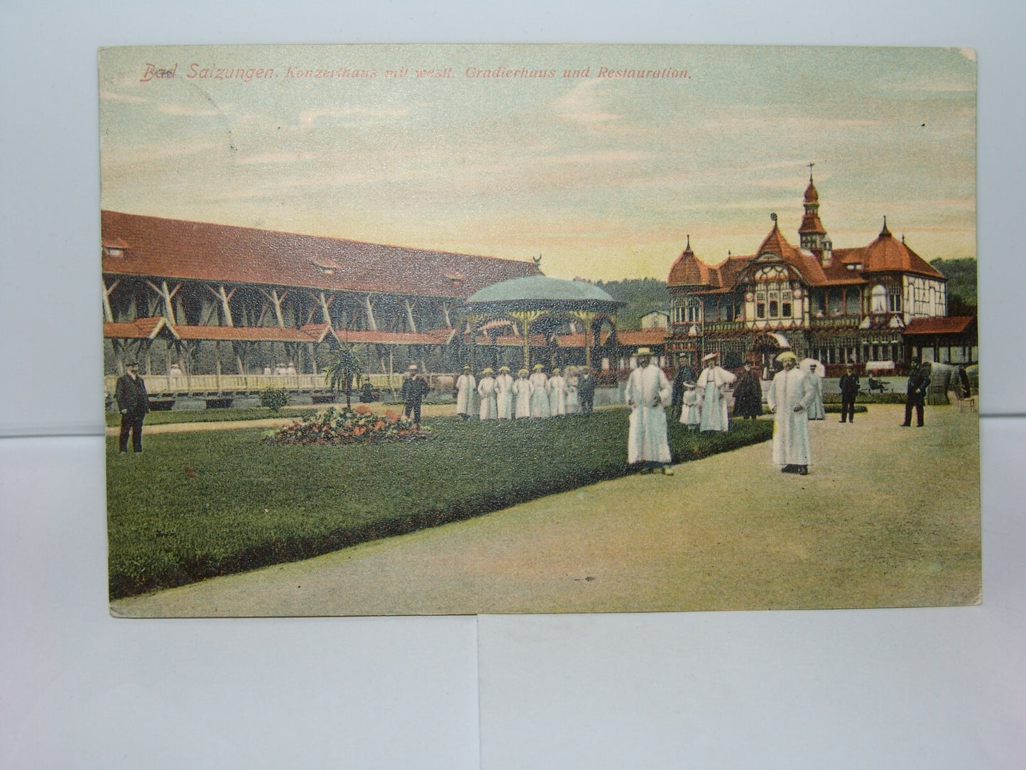 Germany Antique postcard stamps Salzungen Berlin 1907