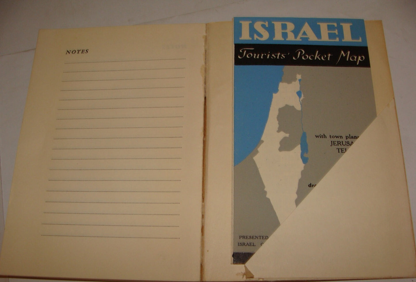 Jewish Judaica 1959 The Stranger Within Thy Gates Israel Book Guide Map English