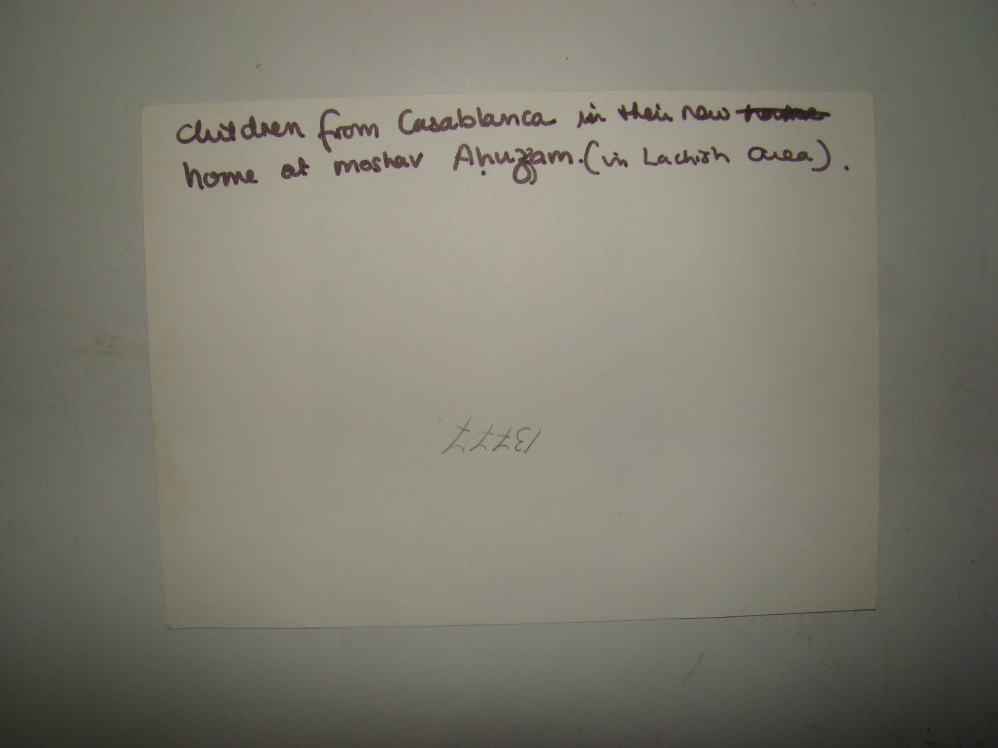 Photo Jewish Judaica Israel Morocco Moroccan Casablanca Jews Moshav Ahuzam 1950s