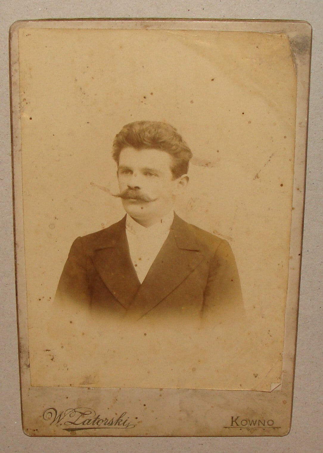 Photo Jewish Judaica Antique Poland Lithuania Kowno Kaunas Cabinet Zatorski