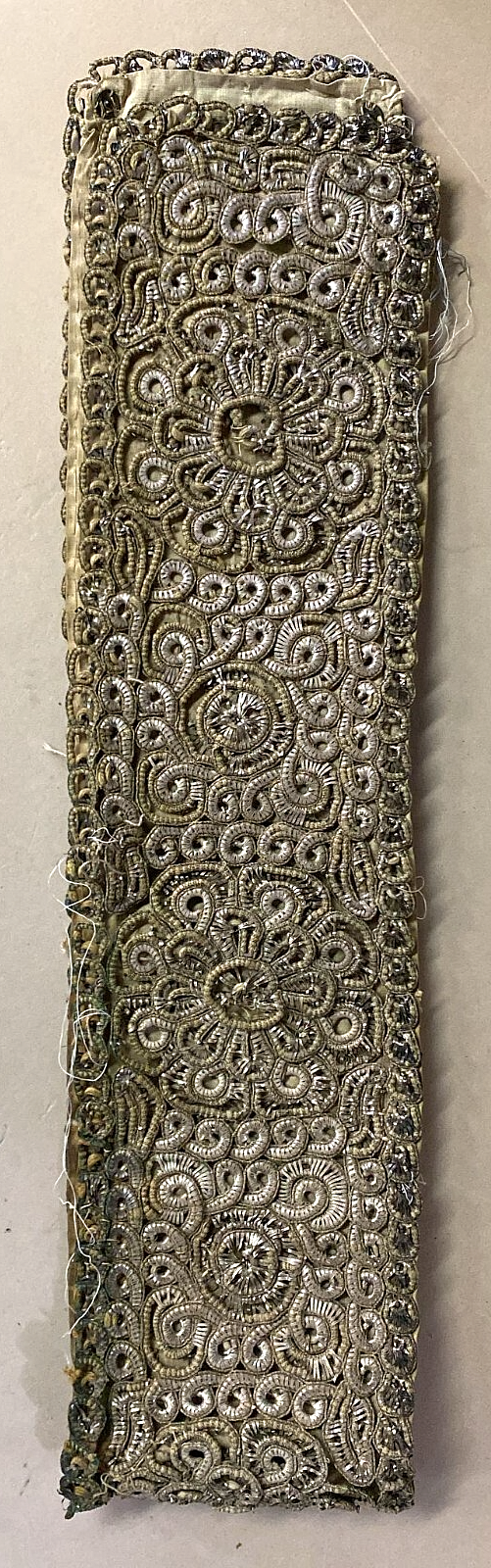 jewish judaica antique silver 'atara' for a tallit [ a crown for a tallit