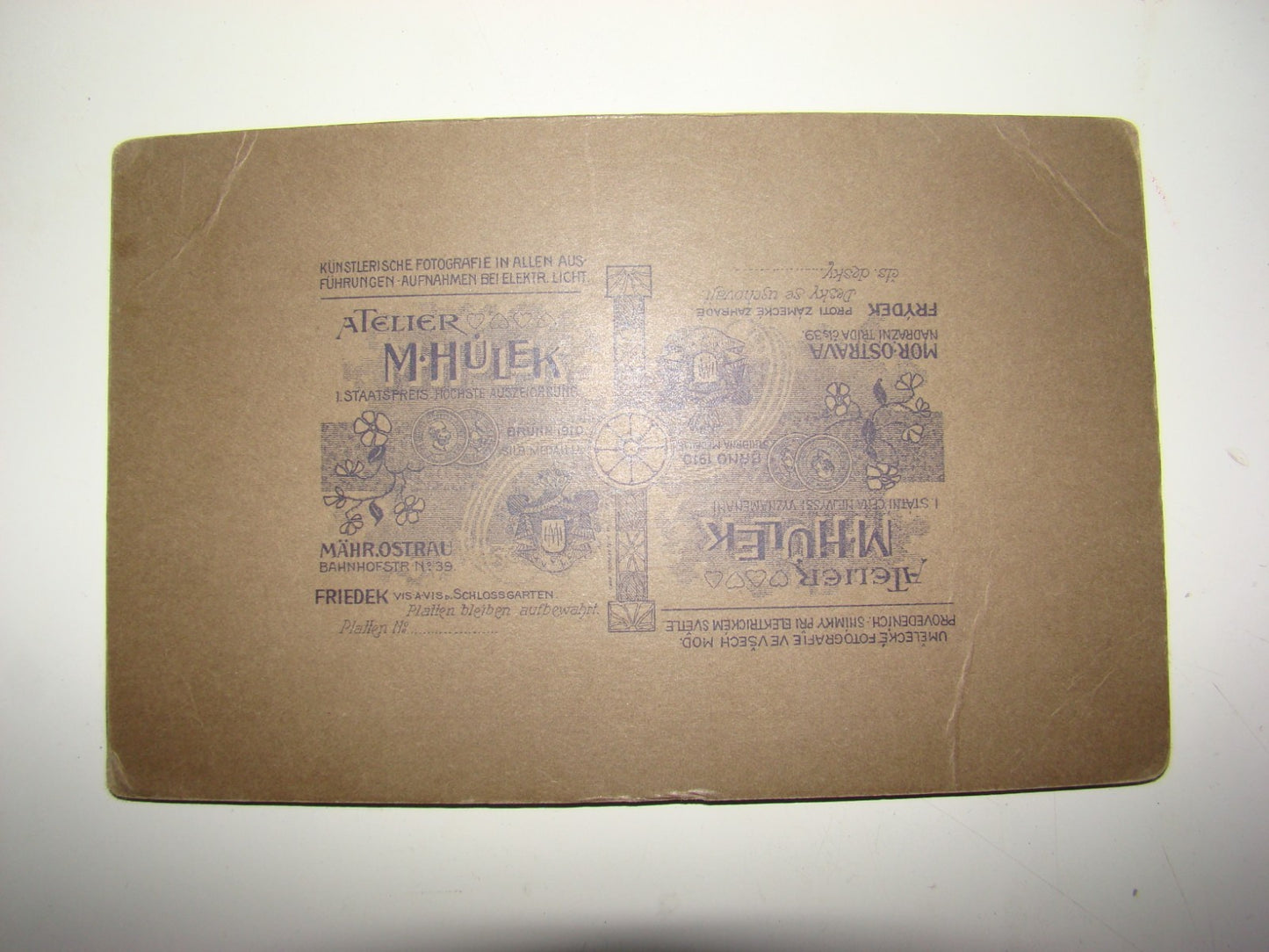 Jewish ? WW1 German Czech Austrian-Hungarian ? Army Military CDV Cabinet Photo