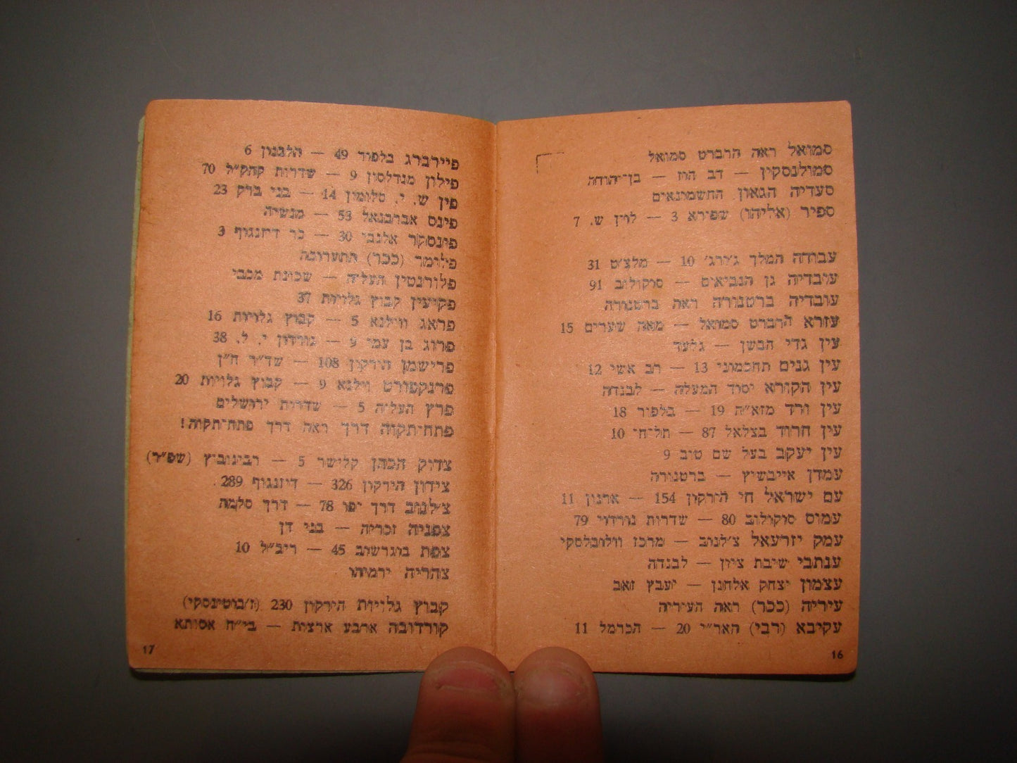 Book Jewish hebrew vintage hebrew paslestine israel 1945 tel aviv guide street