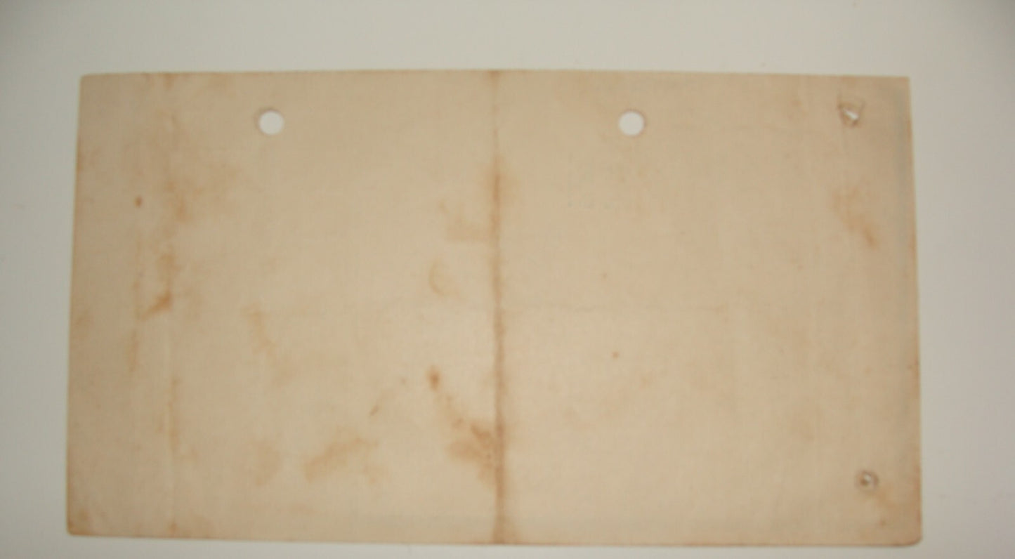 Card Jewish Judaica 1935 Zionist Congress Vote Herzl Shekel Receipt Payment