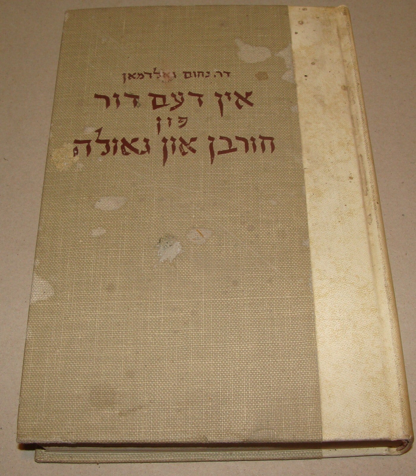 Book Jewish 1964 Judaica Yiddish United States New York Zionist Israel