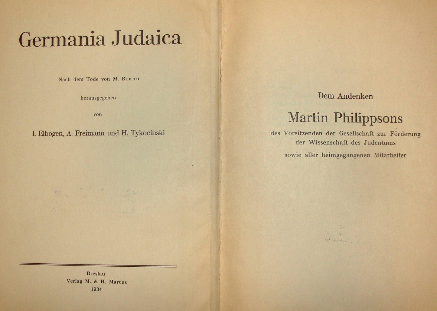 Germany Book Jewish RARE Judaica 1934 German Jews History GERMANIA