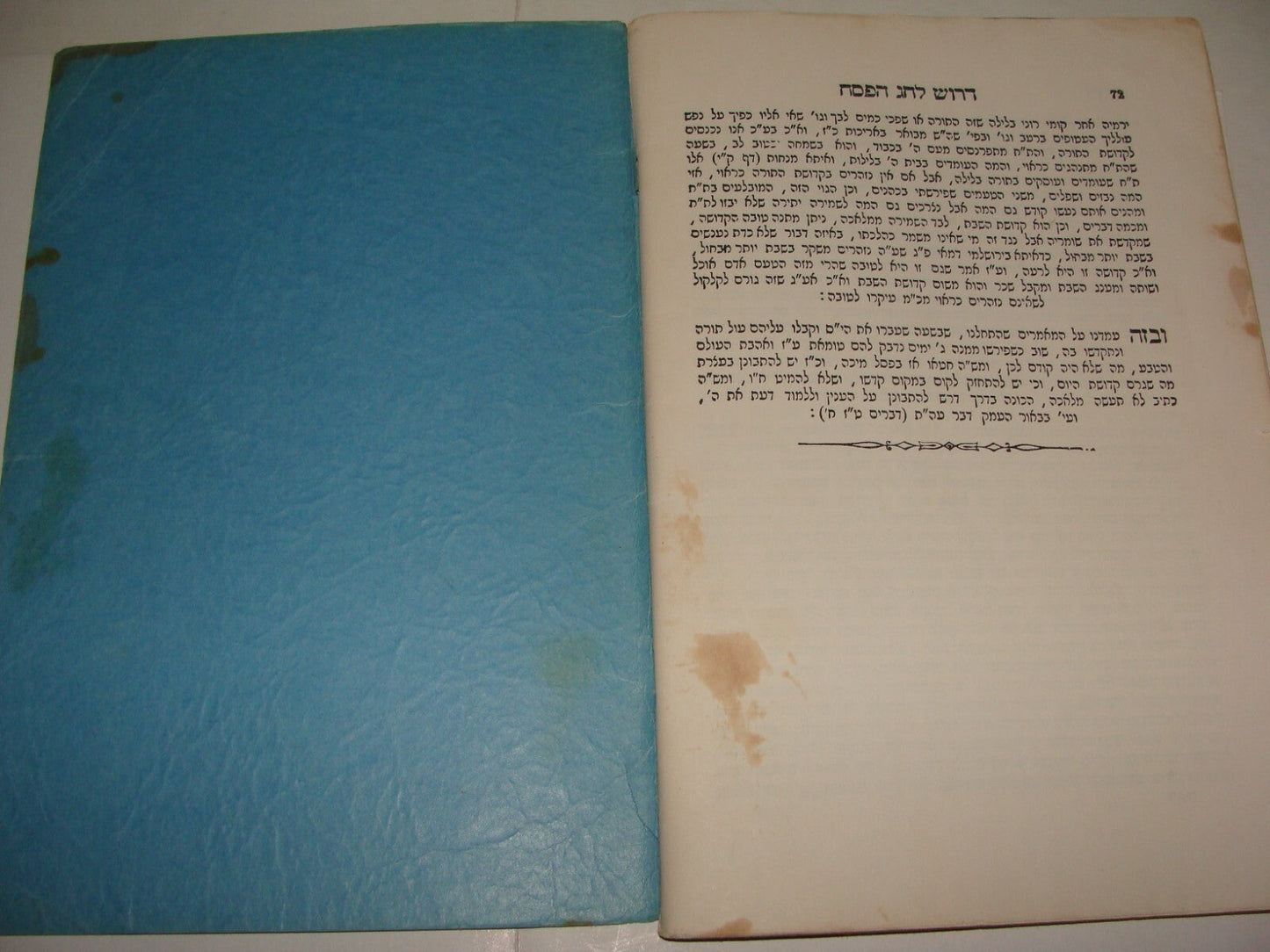 Jewish Judaica Rabbi Berlin Volozhin Passover Haggadah United States Print