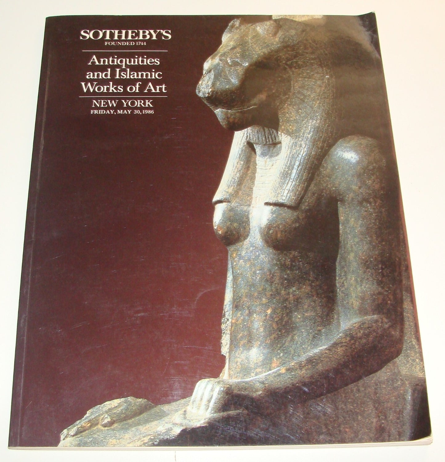 Catalog Sotheby's Antiquities and Islamic Works of Art 1986