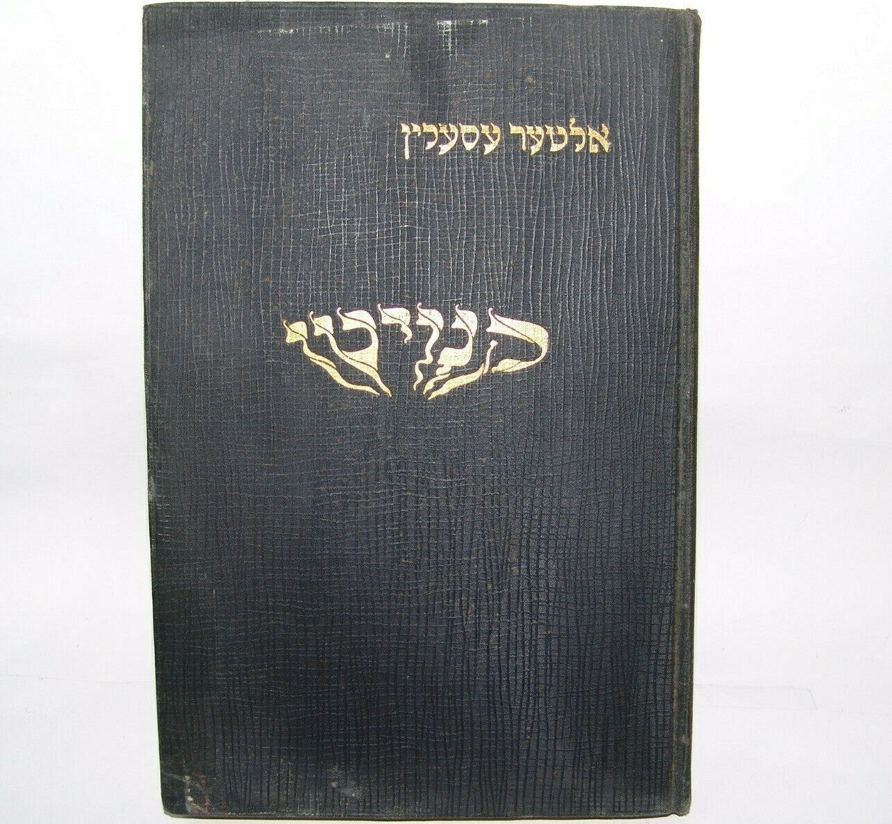 Book Jewish Judaica ALTER ESSELIN Knoytn yiddish poem poet Chicago USA 1927