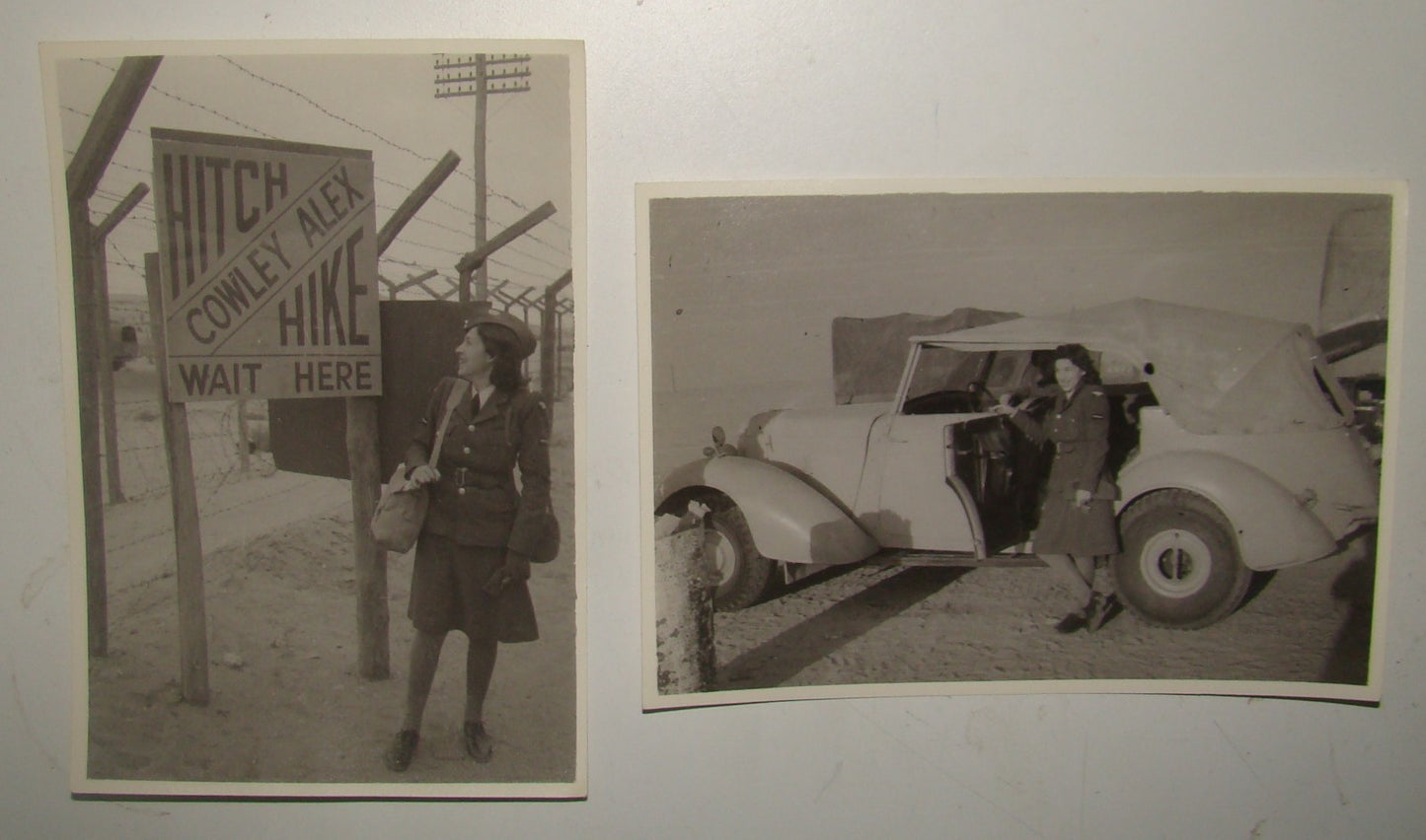 Judaica WW2 World War II Jewish Hebrew British Army WAAF Soldiers Egypt Photo