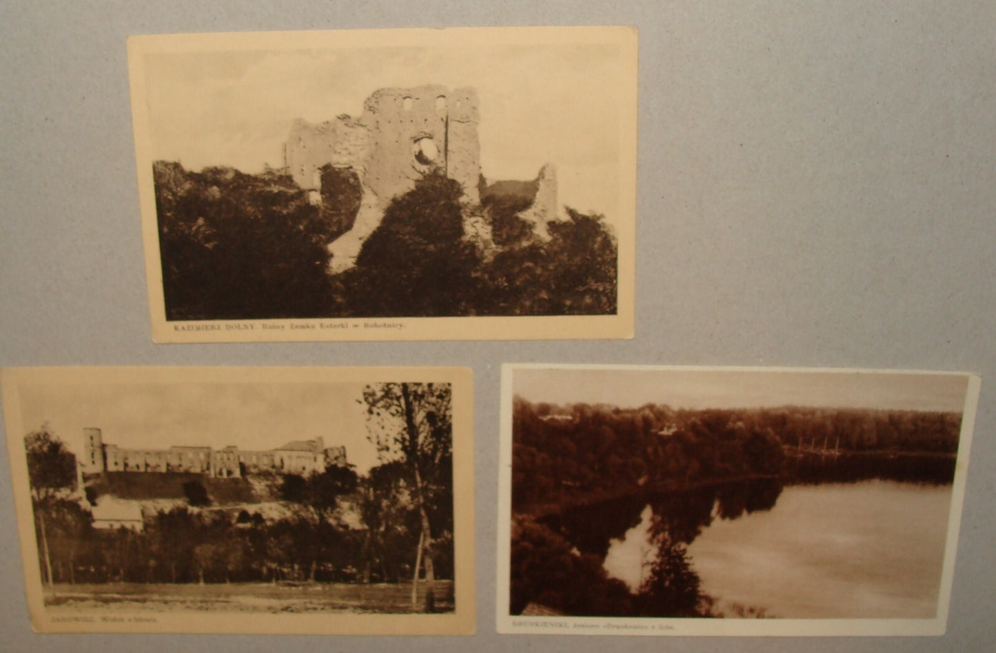 Poland Photo Postcard Druskieniki Janowiec Kazimierz Dolny 192?