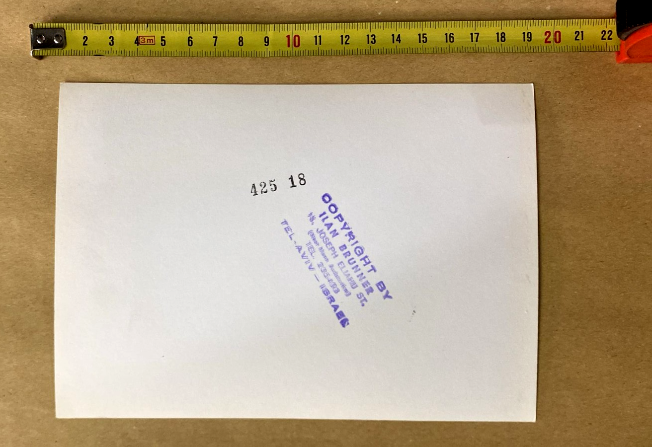 vintage jewish judaica photograph ilan brunner ben gurion