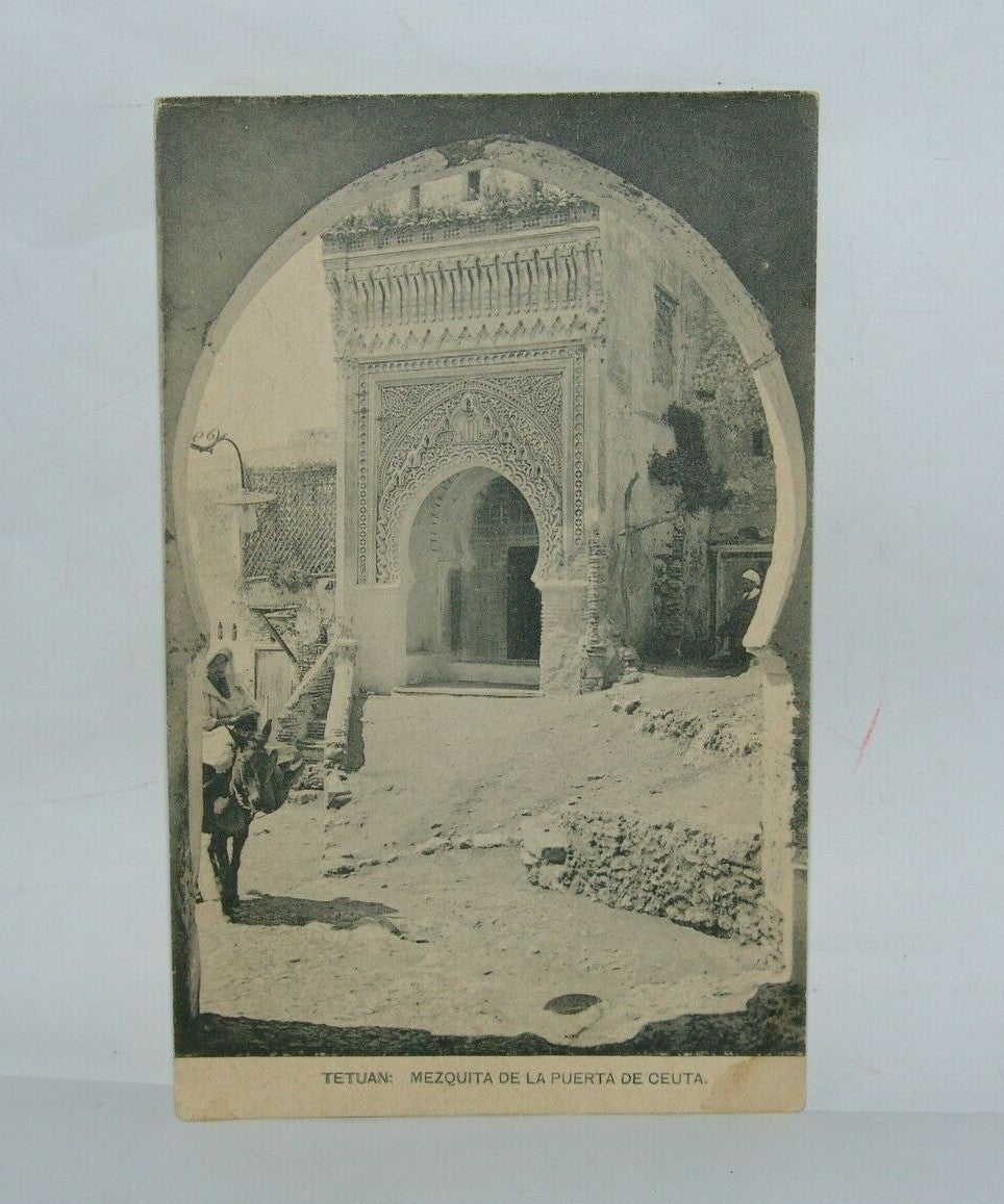 Spain Spanish Ceuta mosque Mezquita de la Puerta photo postcard