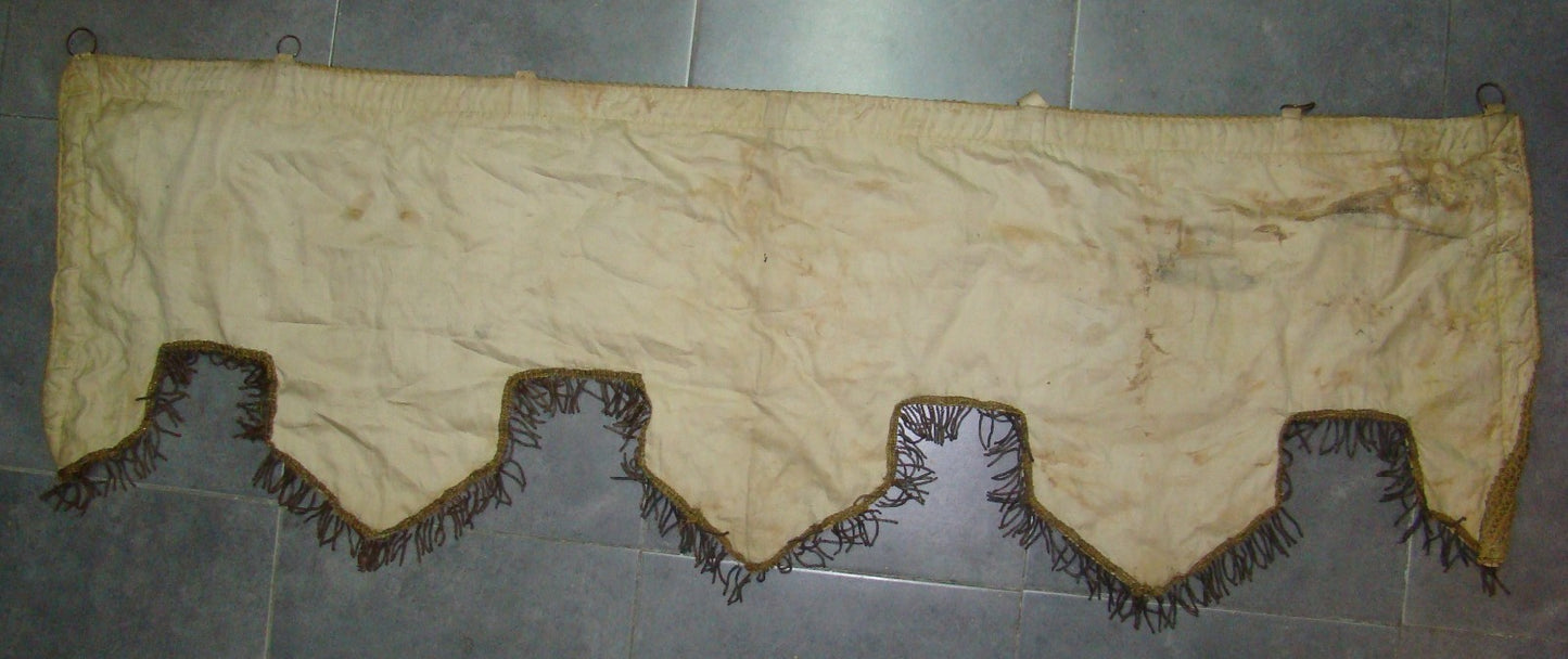 Ad Jewish judaica antique hand made embroidery Synagogue Decoration Atara Holy