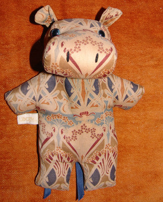 vintage ? antique ? hand made in england toy doll liberty hippopotamus