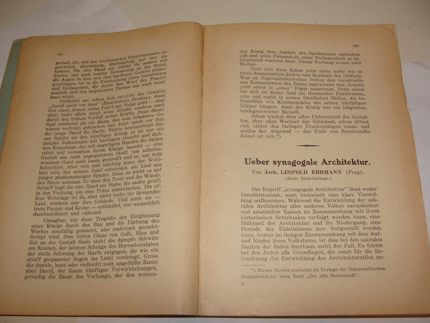 Book Jewish Judaica 1928 National Fund German Czech Prague Zionist Palestine