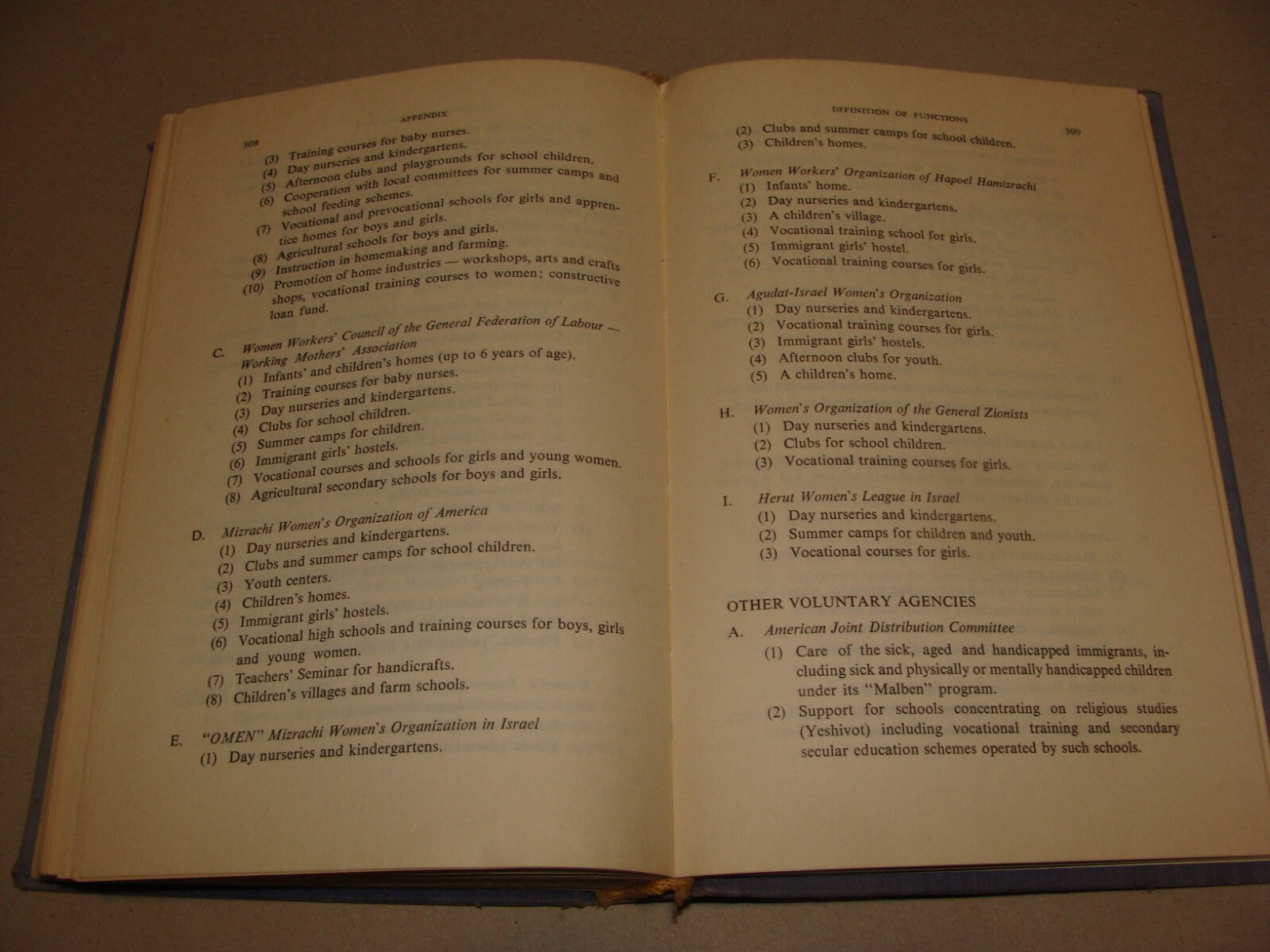 Book Jewish 1960 Child and Youth Welfare in Israel Henrietta Szold Zionist