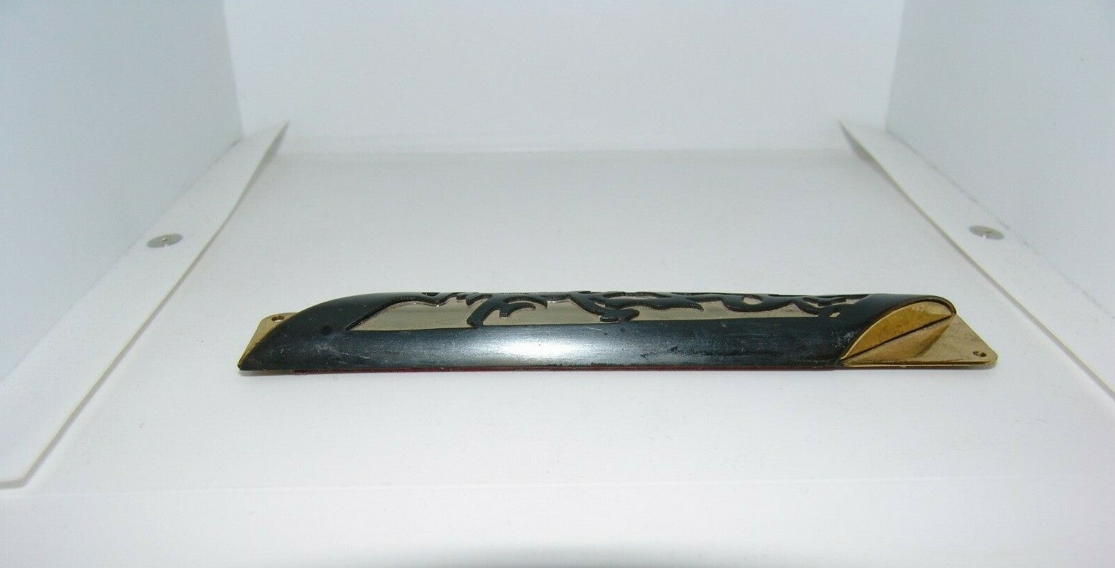 Ad Jewish Judaica modern israeli Mezuzah case Shema Israel מוטי מרדו hand made