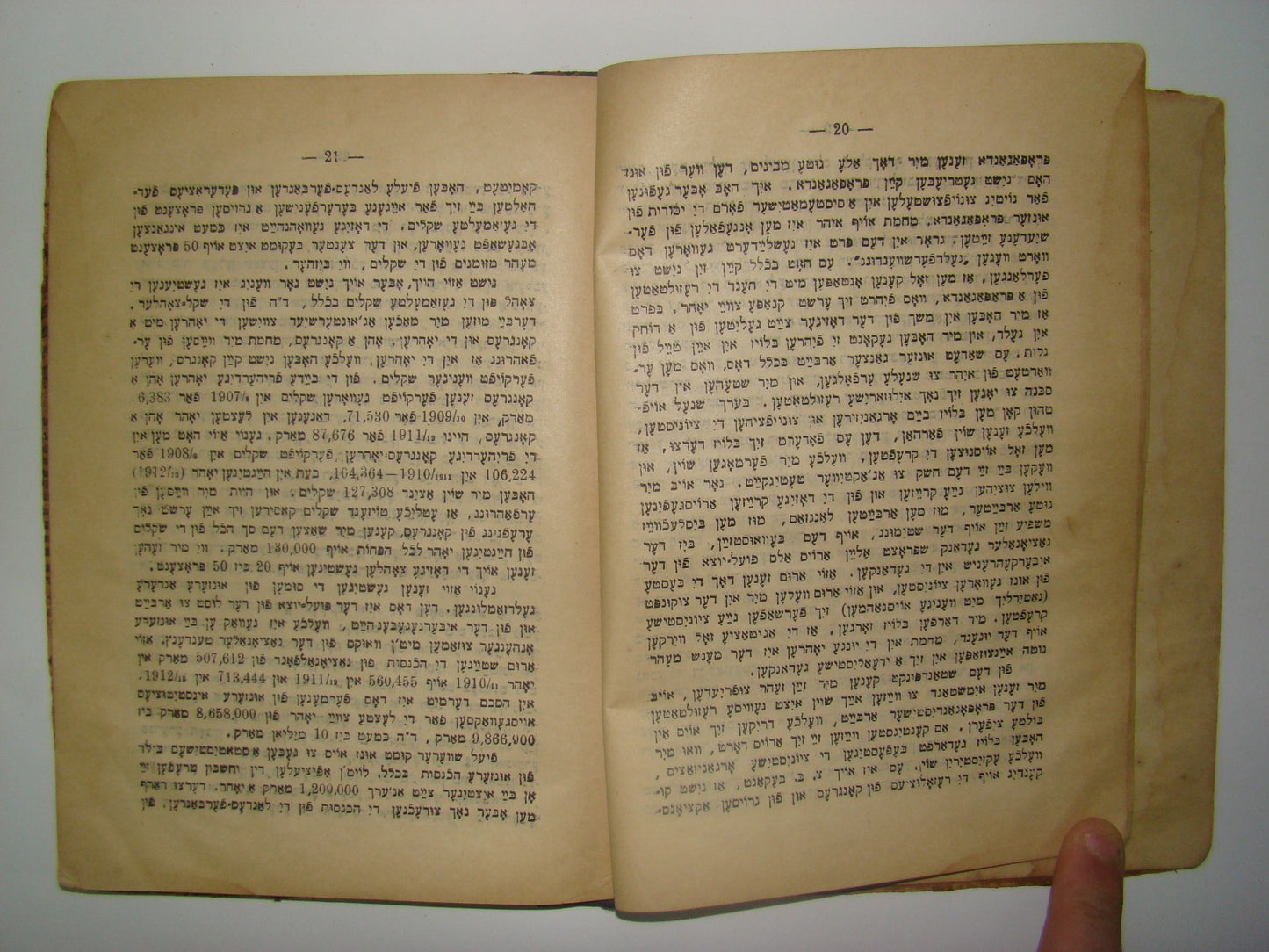 Book Jewish Judaica Yiddish Warsaw Poland Zionist 1914 Congress Speech Weizmann