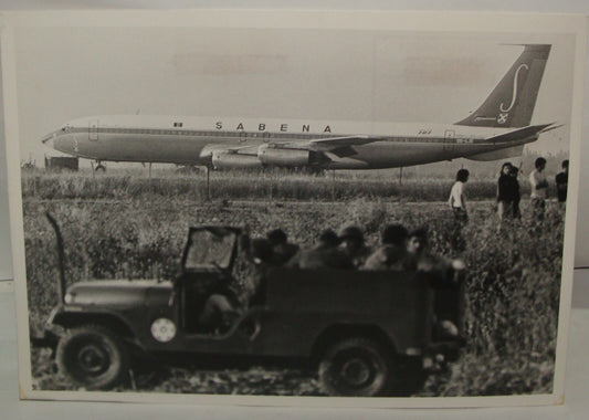 Israel Army Jewish Judaica 1972 Hijacked SABENA Plain Israeli Military Photo