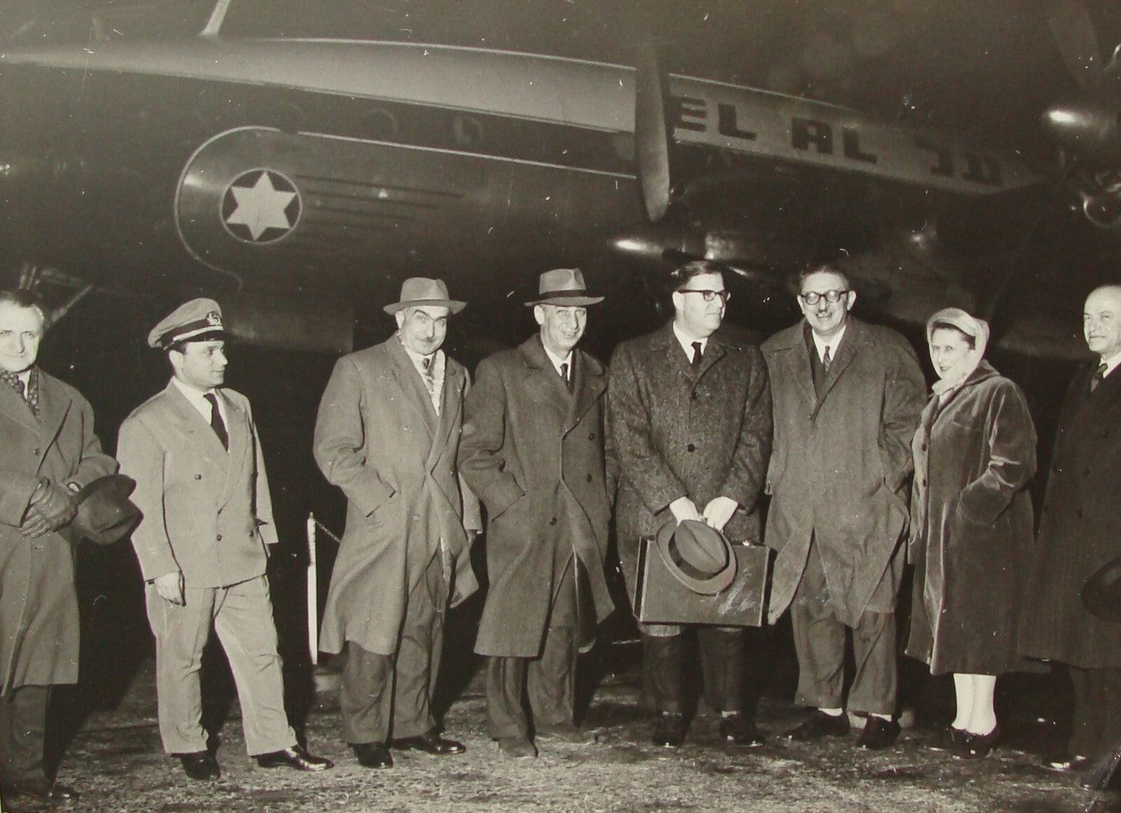 Photo Jewish Judaica Israel Israeli ABBA EBAN EL AL Airlines