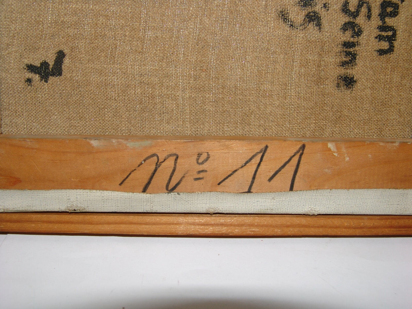 israel israeli art Sioma Baram abstract oil painting signed France Paris 1958