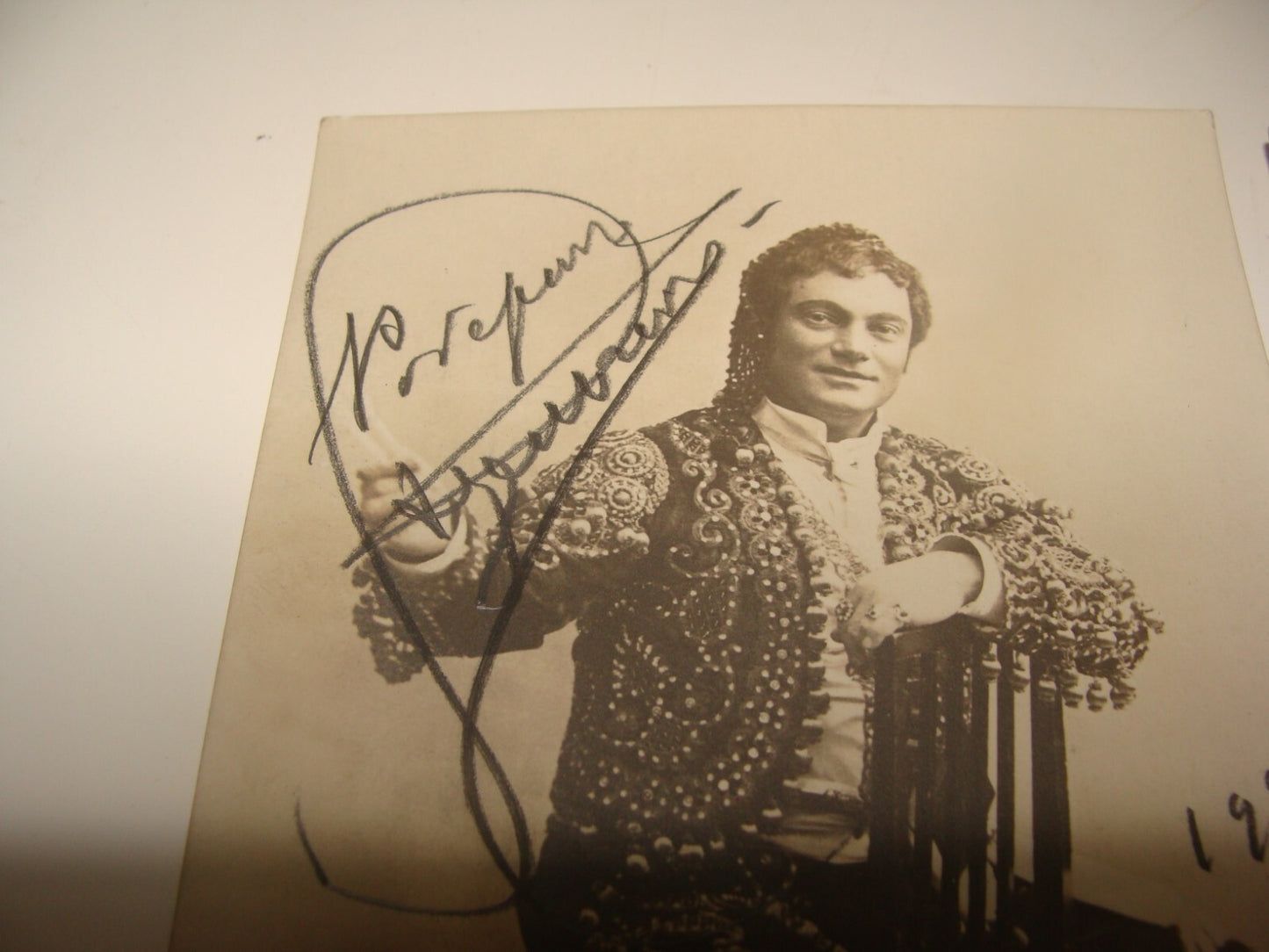 Photo Jewish Ad Russia Actor Theater Raphael & Robert Adelheim SIGNED AUTOGRAPH